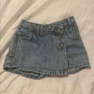 Zara Blue Denim Kids Skort